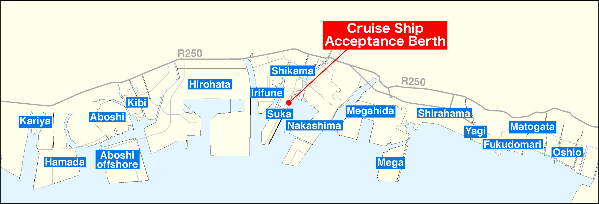 Cruise Ship Acceptance Map